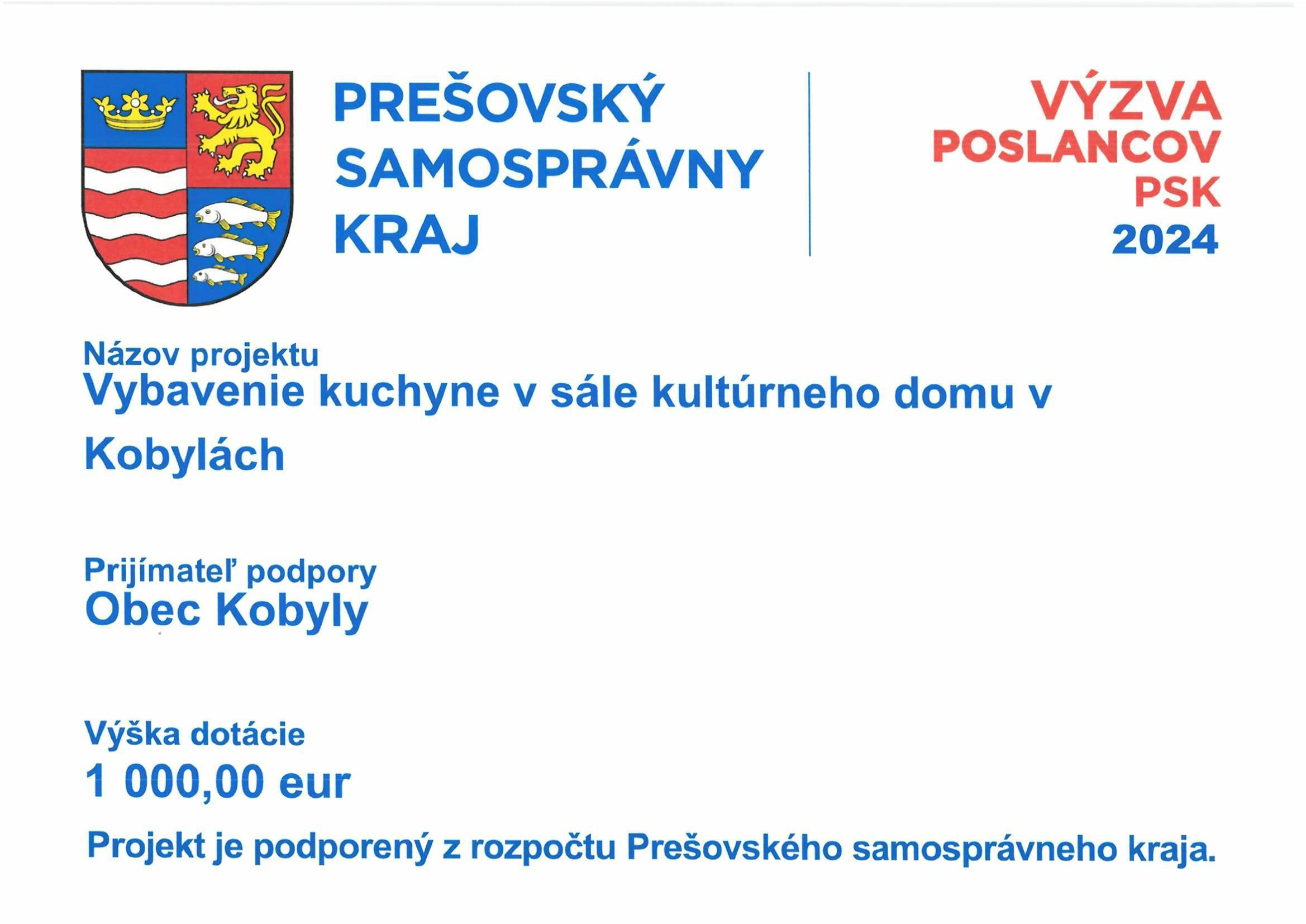 Výzva poslancov PSK 2024 