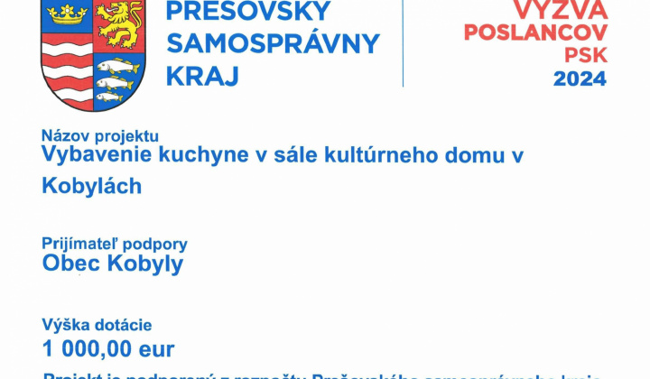 Výzva poslancov PSK 2024