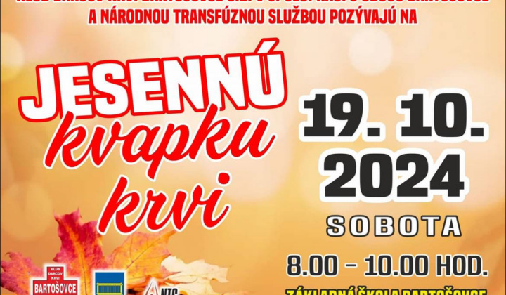 Jesenná kvapka krvi 2024