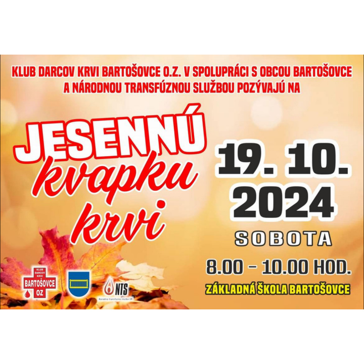 JESENNÁ KVAPKA KRVI